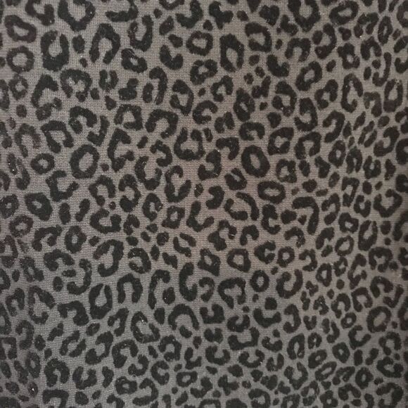 Ann Taylor Animal Print Midi Skirt Women's Size 10 Black Pencil Silhouette - Picture 6 of 9